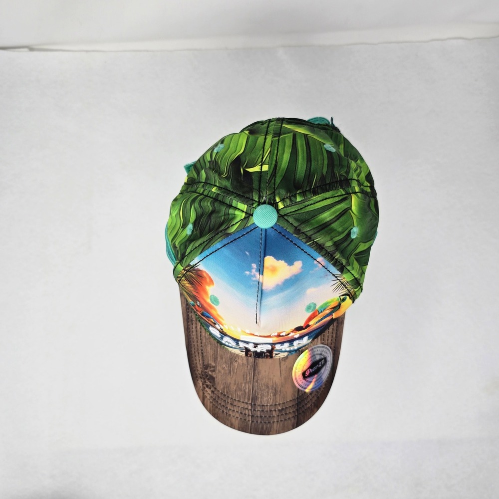 Pier 27 Cancun Beach Life Tropical Toucan Embroidered Baseball Cap Hat - Picture 4 of 12